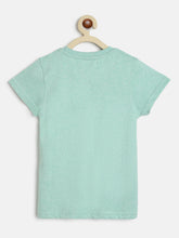 Load image into Gallery viewer, Campana Girls Luna Shorts with Top Clothing Set - Navy Blue & Mint