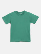 Load image into Gallery viewer, Campana Boys Luis Pack of 2 Short Sleeve Pure Cotton T-Shirts - Green & Blue