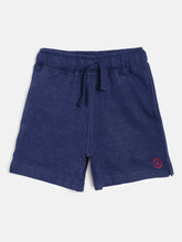 Load image into Gallery viewer, Campana Girls Simone Pack of Two Solid Shorts - Denim Melange & Grey Melange