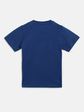 Load image into Gallery viewer, Campana Boys Alan Pack of 2 Pure Cotton Henley T-Shirts - Blue & Rust Orange