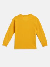 Load image into Gallery viewer, Campana Boys Alexander Full Sleeves Pure Cotton Henley T-Shirt - Yellow