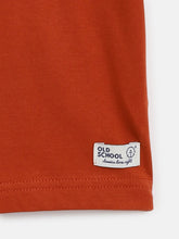 Load image into Gallery viewer, Campana Boys Alexander Full Sleeves Pure Cotton Henley T-Shirt - Rust Orange