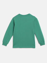 Load image into Gallery viewer, Campana Boys Alexander Full Sleeves Pure Cotton Henley T-Shirt - Green