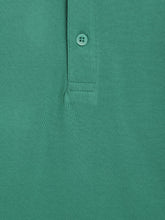 Load image into Gallery viewer, Campana Boys Alexander Full Sleeves Pure Cotton Henley T-Shirt - Green