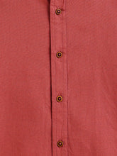 Load image into Gallery viewer, Campana Boys Pure Cotton Solid Mandarin Collar Shirt - Rust
