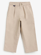 Load image into Gallery viewer, Campana Boys Cotton-Lycra Relax Fit Pull-on Pants - Brown
