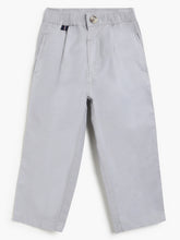 Load image into Gallery viewer, Campana Boys Cotton-Lycra Relax Fit Pull-on Pants - Light Grey
