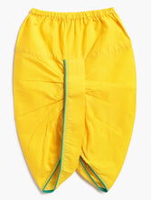 Load image into Gallery viewer, Campana Boys Ishaan Dhoti Kurta with Jacket Set - Sequin Embroidery - Yellow &amp; Blue

