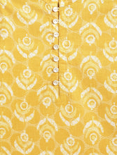 Load image into Gallery viewer, Campana Boys Mehul Dhoti Kurta Set - Block Print - Yellow
