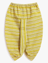 Load image into Gallery viewer, Campana Boys Mehul Cotton Dhoti Kurta Set - Block Print &amp; Stripes - Henna Green
