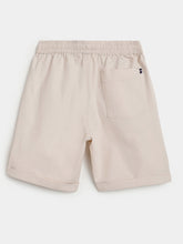 Load image into Gallery viewer, Campana Boys Woven Cotton Elastane Pull On Shorts - Beige
