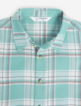 Load image into Gallery viewer, Campana Boys Wilson 100% Cotton Checked Shirt - Soft Blue &amp; White
