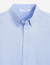 Load image into Gallery viewer, Campana Boys Solid Full Sleeves Pure Cotton Oxford Shirt - Light Blue
