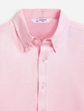 Load image into Gallery viewer, Campana Boys Solid Full Sleeves Pure Cotton Oxford Shirt - Light Pink
