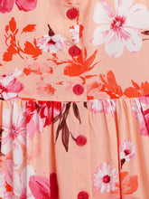 Load image into Gallery viewer, Campana Girls Cheryl Halter Neck Dress - Hawaiian Print - Pink

