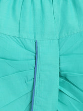 Load image into Gallery viewer, Campana Boys Bansi Dhoti Kurta Set - Flower Block Print - White &amp; Sea Green
