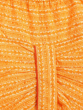 Load image into Gallery viewer, Campana Boys Bansi Dhoti Kurta Set - Marigold Print - Yellow
