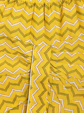 Load image into Gallery viewer, Campana Boys Bansi Pure Cotton Striped &amp; Floral Dhoti Kurta Set - Green &amp; Mustard
