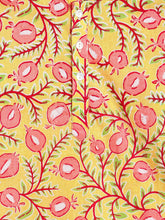 Load image into Gallery viewer, Campana Boys Bansi Pure Cotton Anaar Print Dhoti Kurta Set - Yellow &amp; Peach
