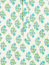 Load image into Gallery viewer, Campana Boys Bansi Pure Cotton Kantha Block Print Dhoti Kurta Set - White &amp; Turquoise
