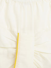 Load image into Gallery viewer, Campana Boys Bansi Pure Cotton Floral &amp; Kanthawork Dhoti Kurta Set - Yellow &amp; White
