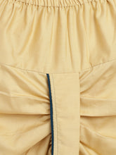Load image into Gallery viewer, Campana Boys Mehul Dhoti Kurta - Foil Print - Teal &amp; Gold
