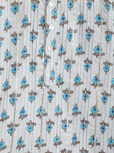 Load image into Gallery viewer, Campana Boys Bansi Gota &amp; Pintuck Dhoti Kurta Set - Blue &amp; Grey
