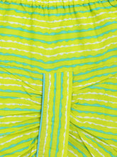 Load image into Gallery viewer, Campana Boys Bansi Kurta Set - Diamond Print - Turquoise &amp; Lime Green
