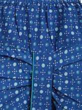 Load image into Gallery viewer, Campana Boys Bansi Dhoti Kurta Set- Blockprint with Bandhini - White &amp; Blue
