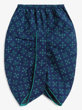 Load image into Gallery viewer, Campana Boys Mahiya Dhoti Kurta with Jacket Set - Sparkles Print - Blue &amp; Green
