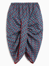 Load image into Gallery viewer, Campana Boys Mahiya Dhoti Kurta with Jacket Set - Floral Print - Blue &amp; Red
