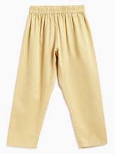 Load image into Gallery viewer, Campana Boys Nishant Kurta Set with Jacket - Foil Print - Gold &amp; Pink
