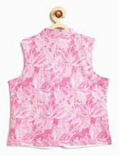 Load image into Gallery viewer, Campana Boys Nishant Kurta Pyjama with Jacket Set - Floral &amp; Geometric Print - Light Purple
