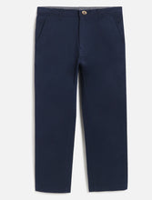 Load image into Gallery viewer, Campana Boys Rio Cotton Elastane Twill Chino Pants - Navy Blue
