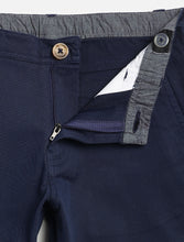 Load image into Gallery viewer, Campana Boys Rio Cotton Elastane Twill Chino Pants - Navy Blue
