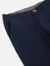Load image into Gallery viewer, Campana Boys Rio Cotton Elastane Twill Chino Pants - Navy Blue
