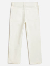 Load image into Gallery viewer, Campana Boys Rio Cotton Elastane Twill Chino Pants - White
