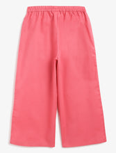 Load image into Gallery viewer, Campana Girls Udita Tunic &amp; Culottes Indo Western Set - Floral Print - Yellow &amp; Pink

