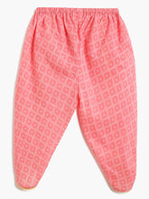 Load image into Gallery viewer, Campana Girls Asmi Dhoti Set - Marigold &amp; Bandhej Print - Yellow &amp; Pink
