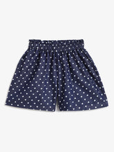 Load image into Gallery viewer, Campana Girls Luna Printed Shorts - Hearts - Denim Blue
