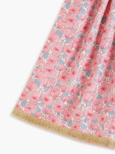 Load image into Gallery viewer, Campana Girls Koel Lehenga Choli with Dupatta Set - Lotus Print - Pink
