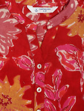 Load image into Gallery viewer, Campana Girls Urvashi Kurta - Soft Floral Print - Maroon
