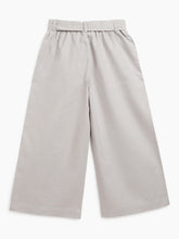 Load image into Gallery viewer, Campana Girls Chelsea 100% Cotton Culottes Trousers - Light Grey

