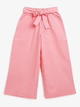 Load image into Gallery viewer, Campana Girls Chelsea 100% Cotton Culottes Trousers - Pink
