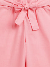 Load image into Gallery viewer, Campana Girls Chelsea 100% Cotton Culottes Trousers - Pink
