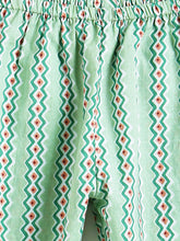 Load image into Gallery viewer, Campana Girls Nihira Pure Cotton Anaar Print Kurta with Pants Set - Sea Green &amp; Peach
