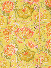 Load image into Gallery viewer, Campana Girls Himani Kurta with Dhoti Pants - Floral Trellis Print - Lime Green &amp; Pink

