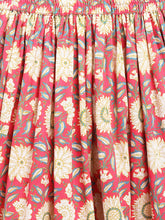 Load image into Gallery viewer, Campana Girls Heera Frilly Lehenga with Angrakha Choli &amp; Dupatta Set - Paisley &amp; Flowers - Pink

