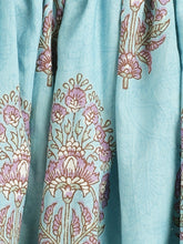 Load image into Gallery viewer, Campana Girls Heera Lehenga with Angrakha Choli &amp; Dupatta Set - Flower &amp; Buta Print - Blue &amp; Purple
