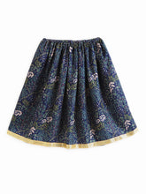 Load image into Gallery viewer, Campana Girls Heera Lehenga Choli with Dupatta Set - Divine Forest Print - Navy Blue
